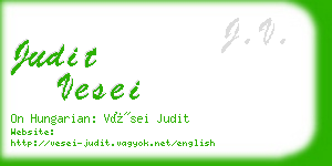 judit vesei business card